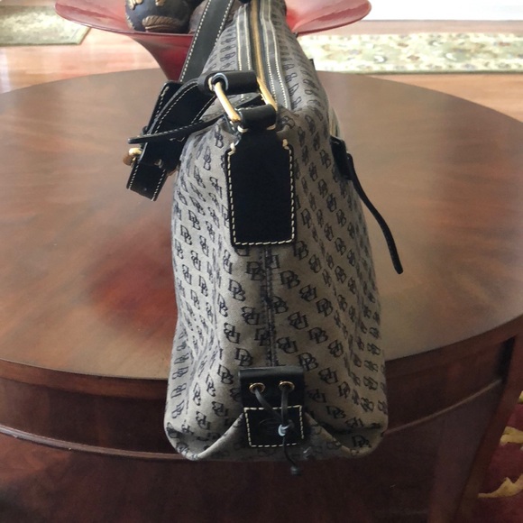 Dooney & Bourke monogram(DB) hobo bag. - Picture 3 of 5